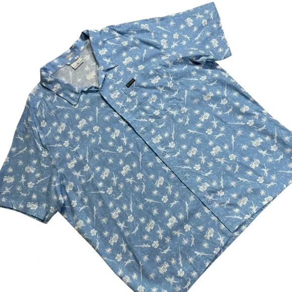 Columbia Sportswear Regular Fit Short Sleeve Hawaiian Style Shirt - Picture 2 of 9